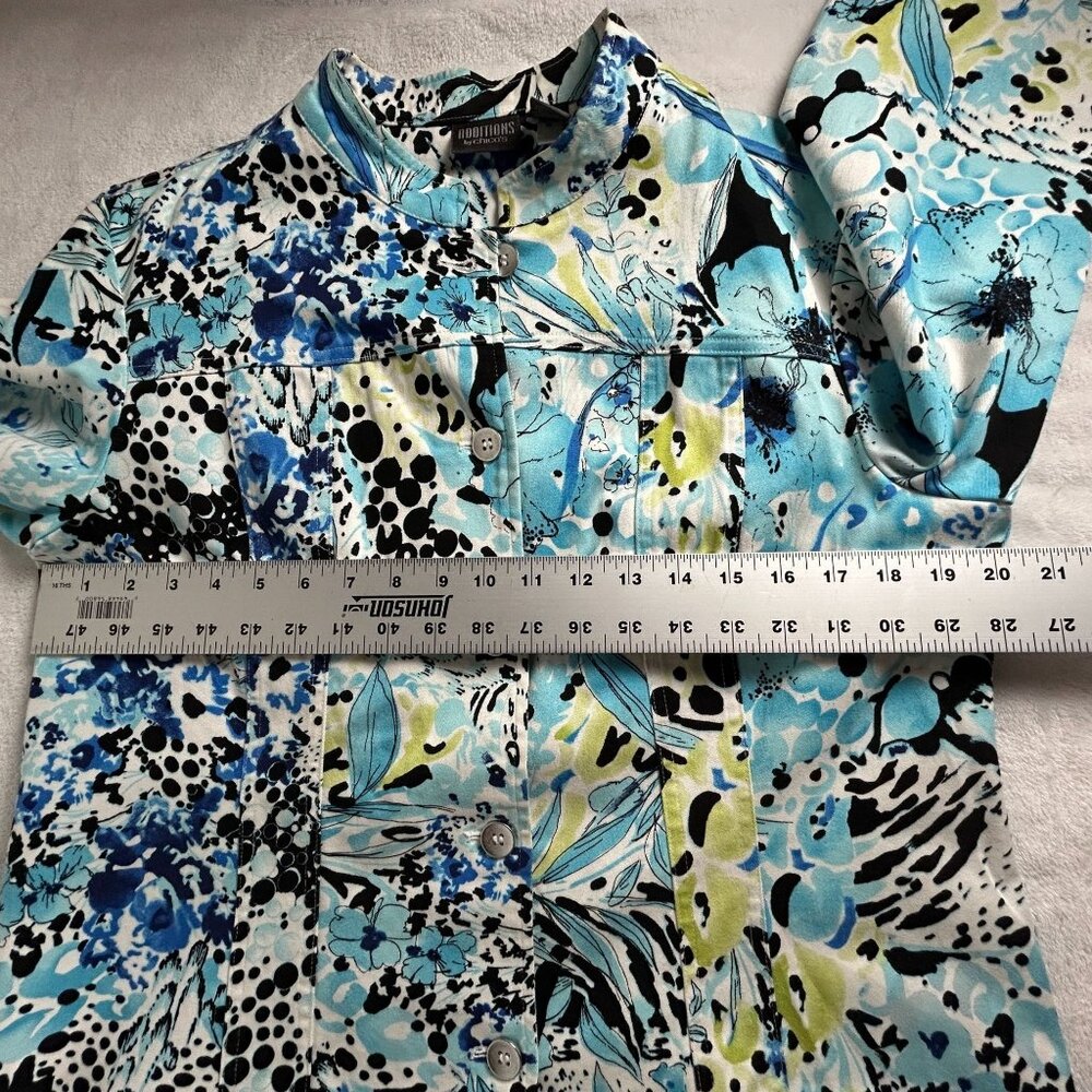 Chicos Additions Womens Button-Front Jacket Size … - image 6